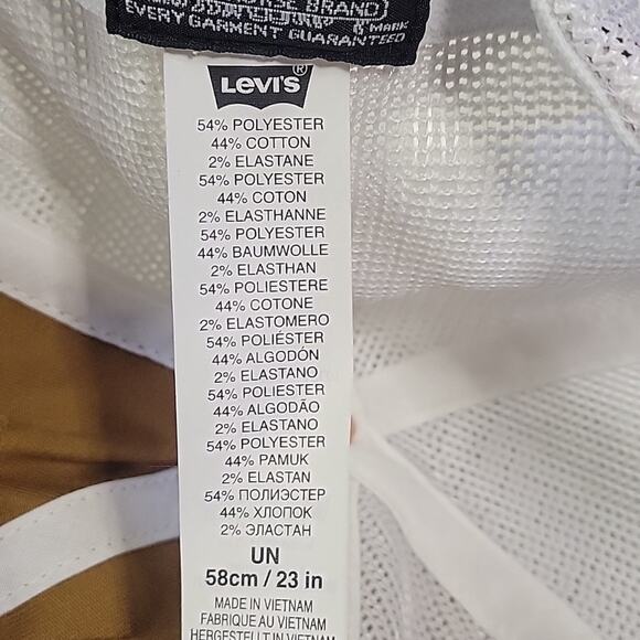 Levi's Brown and White Snapback FlexFit Trucker Hat - Picture 10 of 11